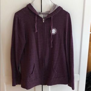 Ivory Ella Zip Up Hoodie